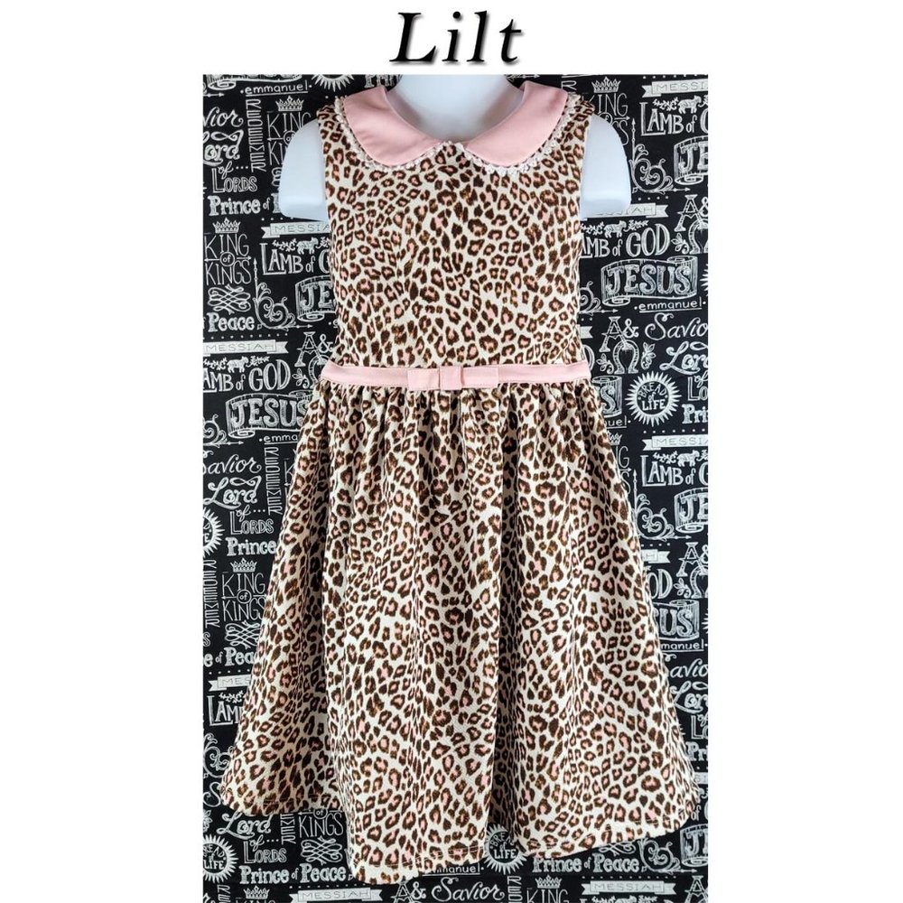 Lilt Leopard Print Dress Size 6X